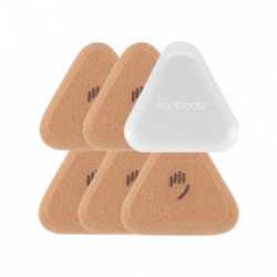 SONBODA P5 Triangle Fit Puff Set Meigikäsnade komplekt koos karbiga