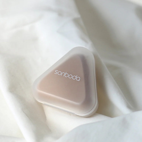 SONBODA P5 Triangle Fit Puff Set Meigikäsnade komplekt koos karbiga