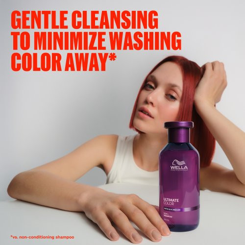 Wella Professionals Ultimate Color Shampoo Step 1 Värvitud juustele mõeldud sulfaadivaba šampoon 250ml