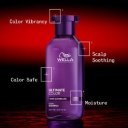Wella Professionals Ultimate Color Shampoo Step 1 Värvitud juustele mõeldud sulfaadivaba šampoon 250ml