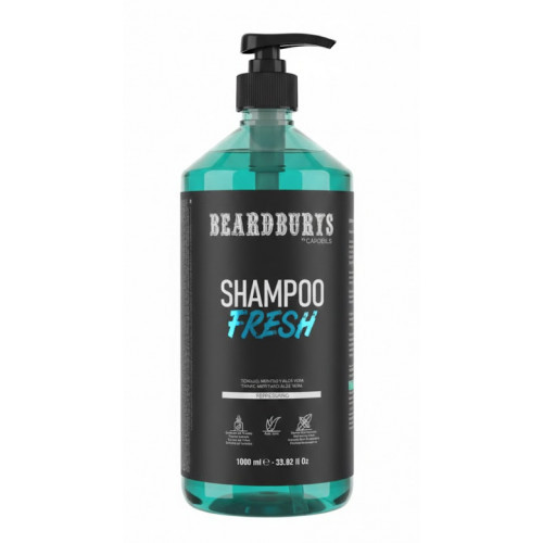 Beardburys Fresh Refreshing Shampoo Värskendav šampoon 330ml