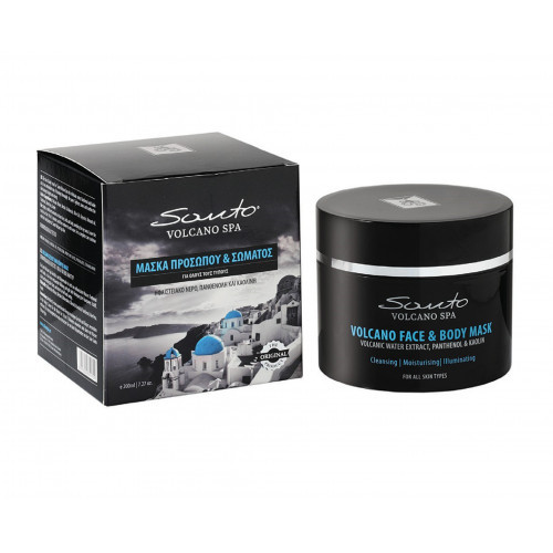 Santo Volcano Spa Volcano Face & Body Mask Puhastav näo- ja kehahooldusmask 200ml