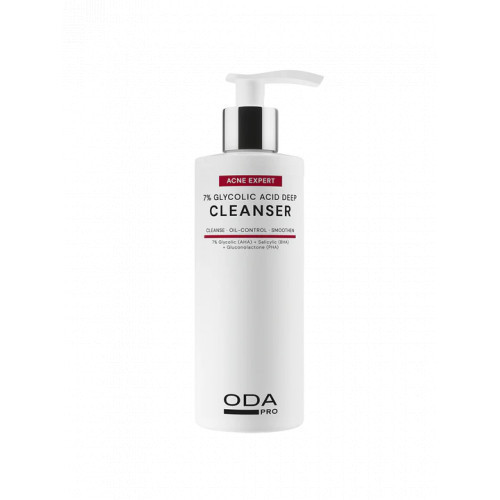 ODA 7% Glycolic Acid Deep Cleanser Sügavpuhastav pesuvahend 7% glükoolhappega 200ml