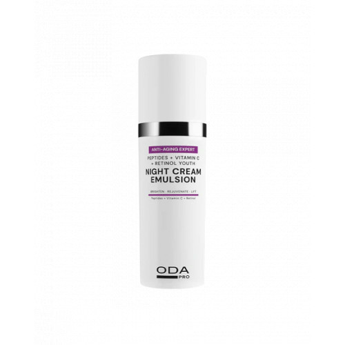 ODA Night Cream Emulsion Noorendav peptiidide öökreem C-vitamiini ja retinooliga 50ml