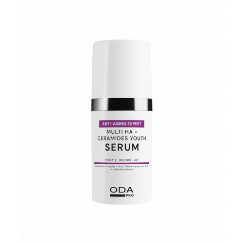 ODA Multi HA + Ceramides Youth Serum Taastav seerum 30ml