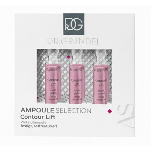 Dr. Grandel Ampoule Selection Contour Lift Kontsentreeritud ampullid näonaha pinguldamiseks 3x3ml