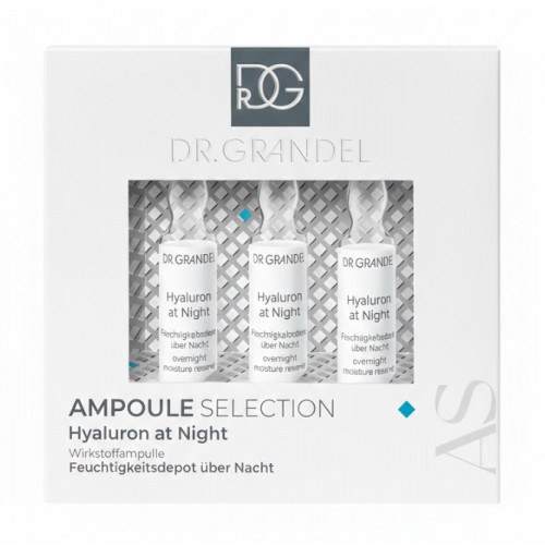 Dr. Grandel Ampoule Selection Hyaluron at Night Kontsentreeritud ampullid, mis niisutavad näonahka 3x3ml