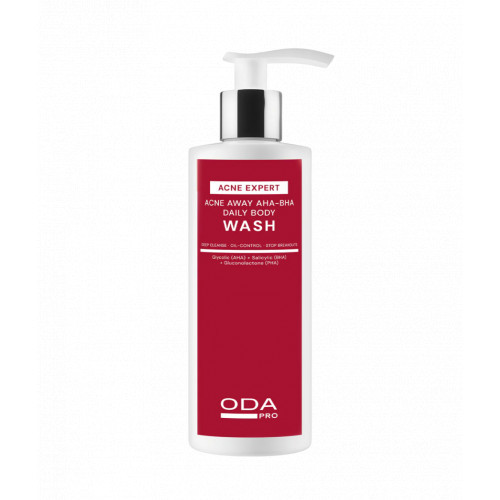 ODA Acne Away AHA-BHA Daily Body Wash Aknevastane igapäevane kehapesu 200ml