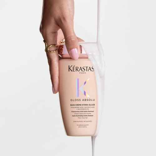 Kérastase Gloss Absolu Bain Creme Hydra-Glaze Shampoo Niisutav ja läike suurendav kreemšampoon 250ml