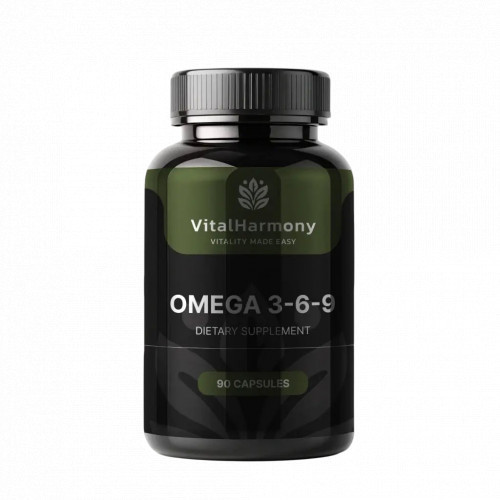 Vitalharmony Omega 3-6-9 Toidulisand 90 kapslit