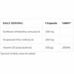 Iconfit Vitamin D3 4000IU Immune Support Toidulisand 90 kapslit