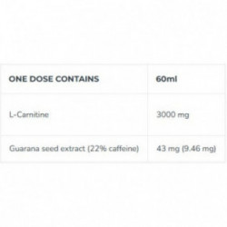 Iconfit L-Carnitine 3000 Shot Treeningueelne toidulisand 60ml