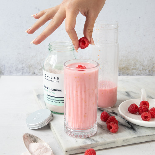 D-LAB Nutricosmetics Pro-Collagène Peau Neuve Firms & Protects the Skin Kollageen ilusa naha jaoks 185g