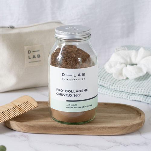 D-LAB Nutricosmetics Pro-Collagene Cheveux 360° Anti-fall & Repair Kollageen juustele 185g