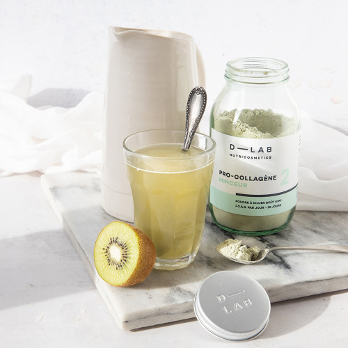 D-LAB Nutricosmetics Pro-Collagene Minceur Anti-Cellulite Drink Kollageen kehakaalu langetamiseks 185g