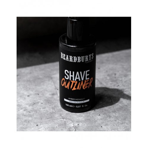 Beardburys Amber Midnight Precision Shaving Gel Outliner Raseerimisgeel 150ml