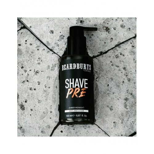 Beardburys Amber Midnight Anti-Irritation Pre-Shave Cream Enne raseerimist kasutatav kreem 150ml