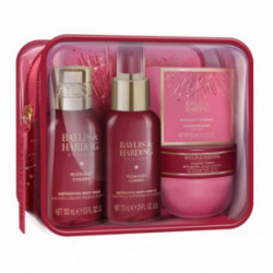 Baylis & Harding Midnight Cherry Luxury Travel Wash Bag Gift Set Kinkekomplekt