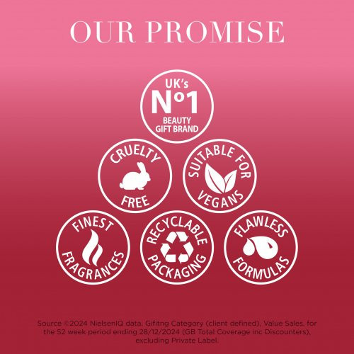 Baylis & Harding Midnight Cherry Luxury Travel Wash Bag Gift Set Kinkekomplekt