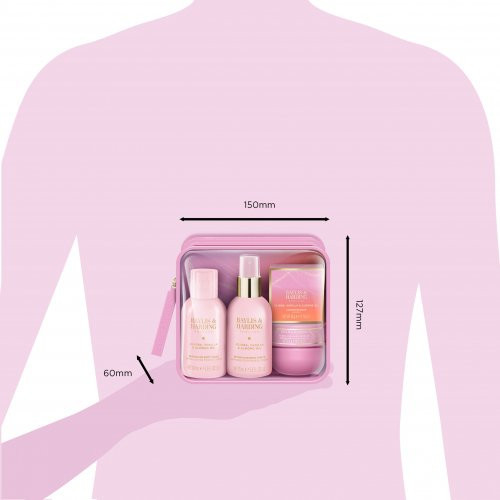 Baylis & Harding Jojoba, Vanilla & Almond Oil Luxury Travel Wash Bag Gift Set Kinkekomplekt
