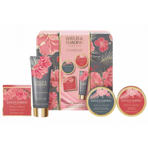 Baylis & Harding Boudoire Luxury Pamper Tin Gift Set Kinkekomplekt