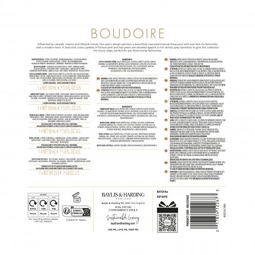 Baylis & Harding Boudoire Luxury Pamper Present Gift Set Kinkekomplekt