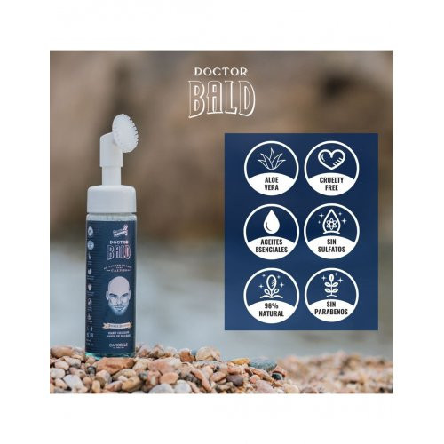 Beardburys Doctor Bald Shampoo for Bald Men Šampoon kiilaspäisele peanahale 200ml