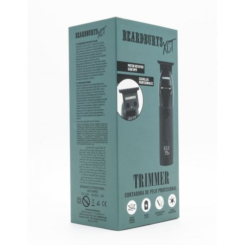 Beardburys Professional Detail XCT Trimmer Hüpoallergeensete DLC-teradega juukselõikur 1 tk