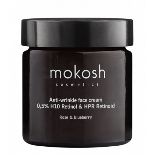 Mokosh Anti-wrinkle Face Cream 0,5% H10 Retinol & Hpr Retinoid Kortsudevastav näokreem 60ml
