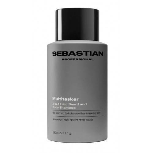 Sebastian Professional SEB MAN The Multitasker Šampoon juustele, habeleme ja kehale 280ml