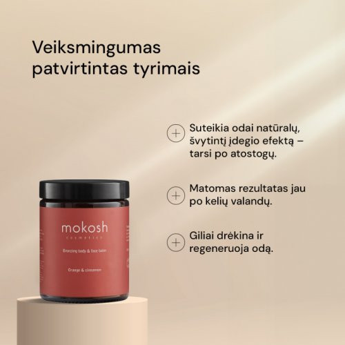 Mokosh Bronzing Body And Face Balm Isepruunistav kreem 180ml