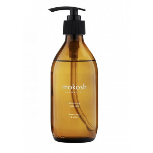 Mokosh Moisturizing Body Wash Sweet Cherry & Amber Niisutav kehahooldusvahend 300ml