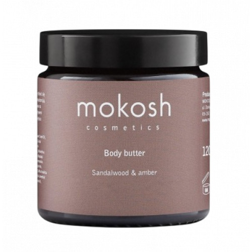 Mokosh Body Butter Sandalwood & Amber Kehavõi 120ml