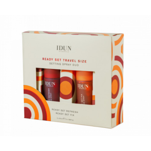 IDUN Minerals Face Mist Set Komplekt (READY SET REFRESH + READY SET FIX) Seatud
