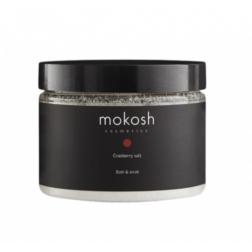 Mokosh Bath & Scrub Salt Cranberry Kehahooldus- ja vannisool 600g