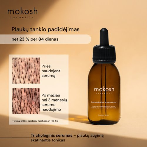 Mokosh Trichological Hair Growth Serum Juuste kasvu soodustav seerum 90ml