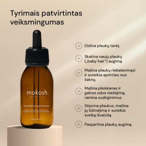 Mokosh Trichological Hair Growth Serum Juuste kasvu soodustav seerum 90ml