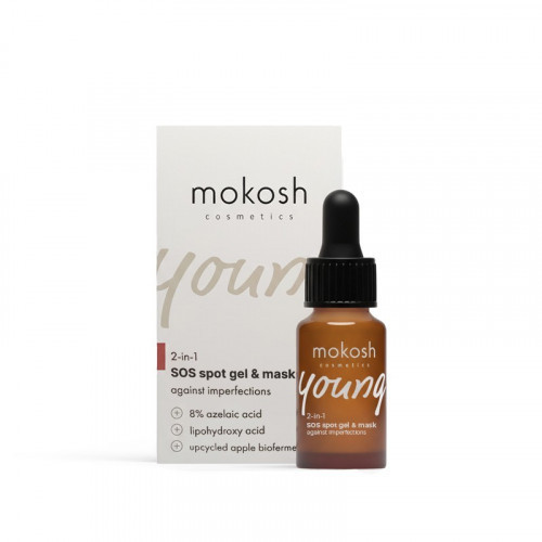 Mokosh Young SOS Spot Gel & Mask Against Imperfections Aknevastane geel/mask 12ml