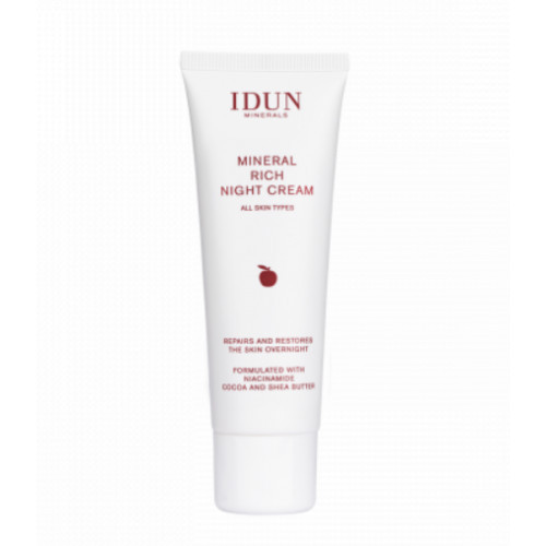 IDUN Rich Night Cream Öine näokreem niatsinamiidiga kõikidele nahatüüpidele 50ml