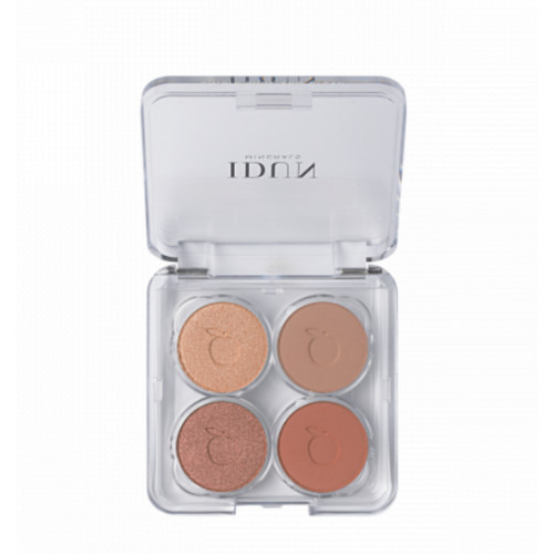 IDUN 4-color Eye Shadow Palette Neljavärviline mineraalne lauvärv 4g