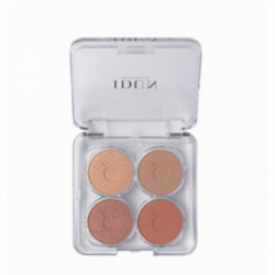 IDUN 4-color Eye Shadow Palette Neljavärviline mineraalne lauvärv 4g