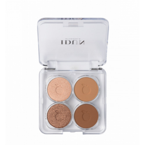 IDUN 4-color Eye Shadow Palette Neljavärviline mineraalne lauvärv 4g