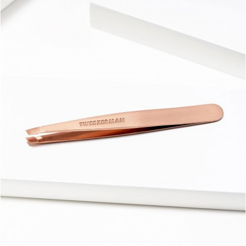Tweezerman Rose Gold Classic Slant Tweezer Pintsett, roosakuldne 1 tk