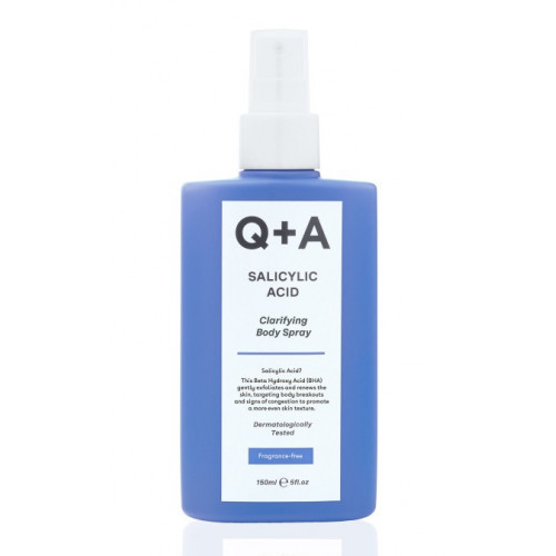 Q+A Salicylic Acid Clarifying Body Spray Salitsüülhapet sisaldav kehapihusti 150ml