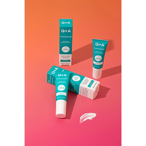 Q+A Niacinamide Balancing Face Cream SPF50 Kaitsev päikesekreem probleemsele nahale 50ml
