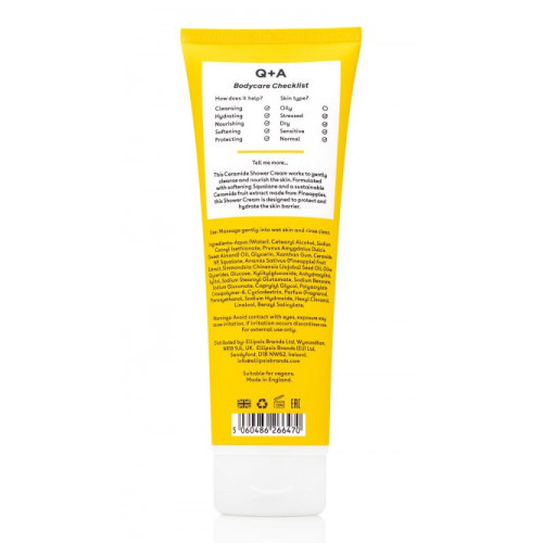 Q+A Ceramide Shower Cream Keraamididega kehahooldusvahend 250ml