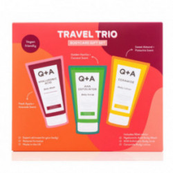 Q+A Travel Trio Bodycare Gift Set Keha hoolduskomplekt