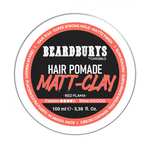 Beardburys Matt-Clay Hair Pomade Juuste kujundamise savi 100ml