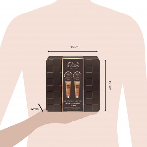 Baylis & Harding Black Pepper & Ginseng Men's The Essentials Tin Kit Gift Set Kinkekomplekt meestele