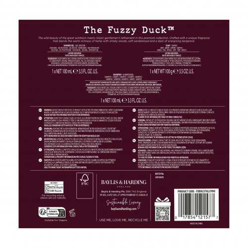 Baylis & Harding Luxury Tall Trio Set Kehahoolduskomplekt meestele